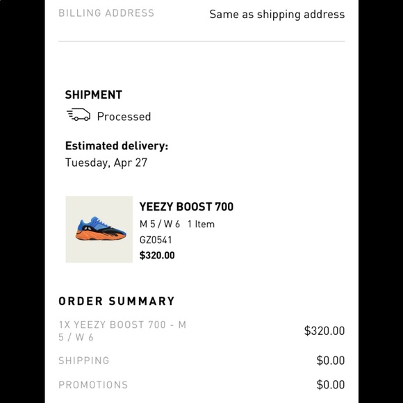 Yeezy Boost 700 Bright Blue - Picture 6 of 6